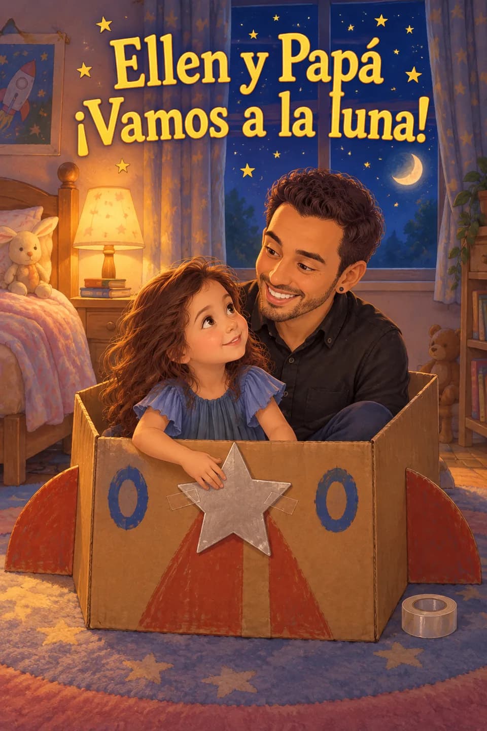Ellen y Papá: ¡Vamos a la luna!